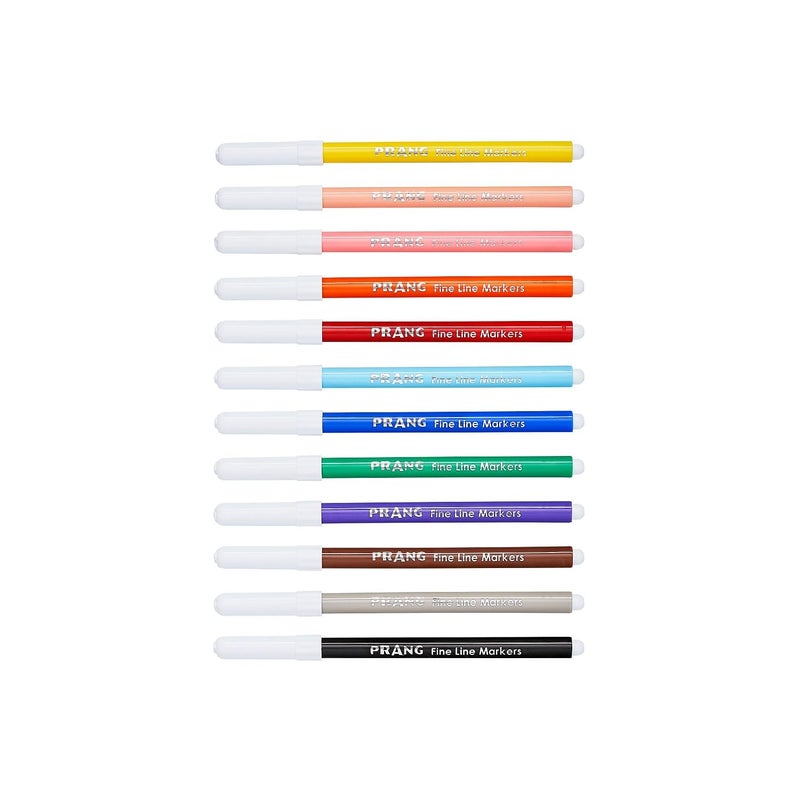 Prang Classic Washable Markers, Fine Tip, Assorted Colors, 96/Carton (80796) - Image 2